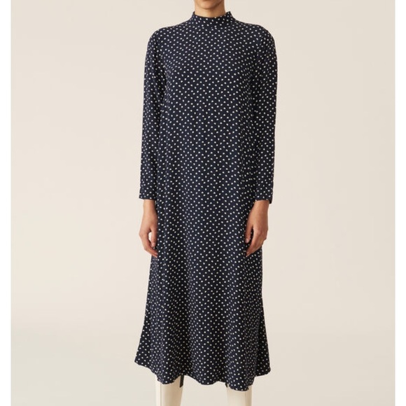 Ganni Dresses & Skirts - NWT Ganni Printed Crepe Dress